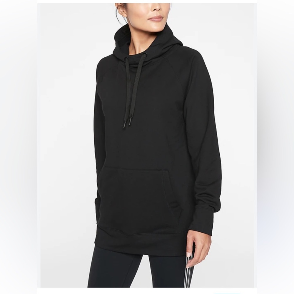 🖤 Athleta Incline Hoodie 🖤 Black Fleece Sweatshirt Size S 🖤